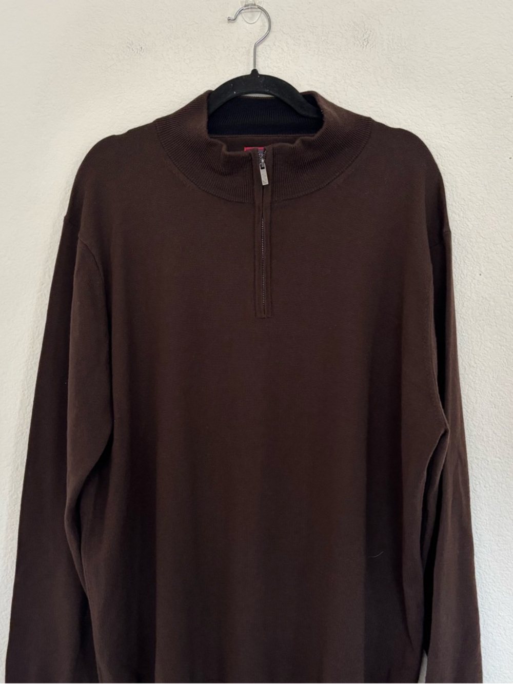 UNTUCKit Mens Merino Wool Quarter Zip Sweater